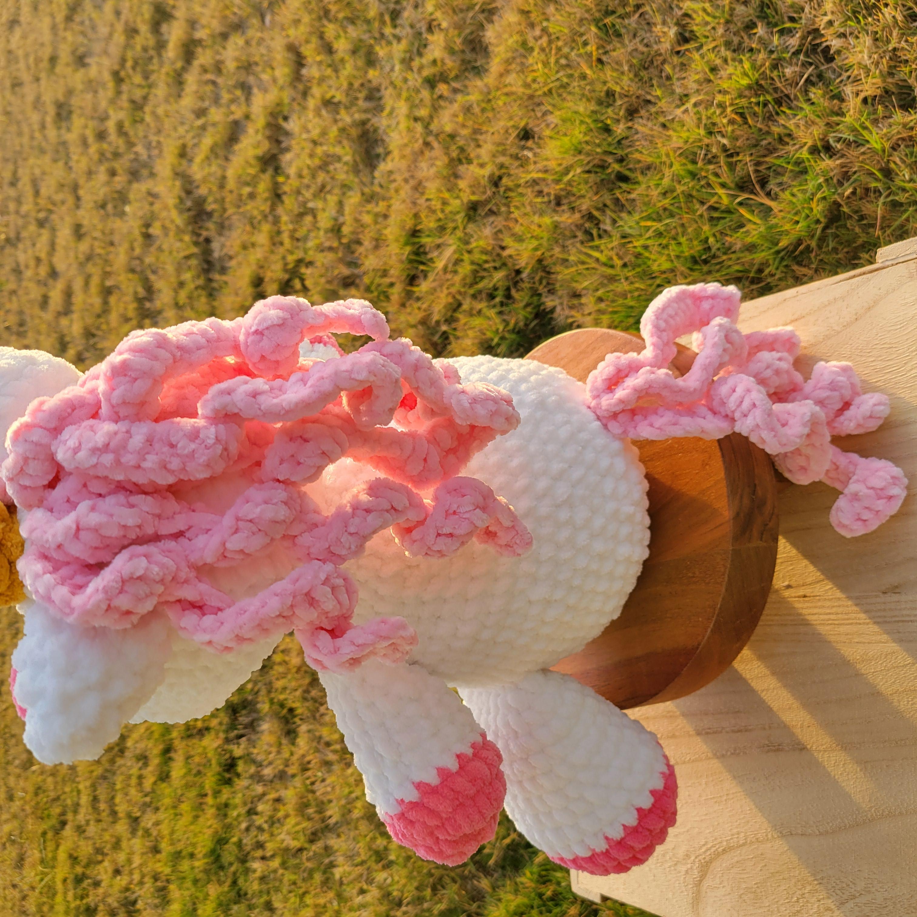 Jumbo Crochet Unicorn Plush | Pink Amigurumi Toy - Giant Stuffed Animal for Nurseries