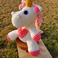 Jumbo Crochet Unicorn Plush | Pink Amigurumi Toy - Giant Stuffed Animal for Nurseries