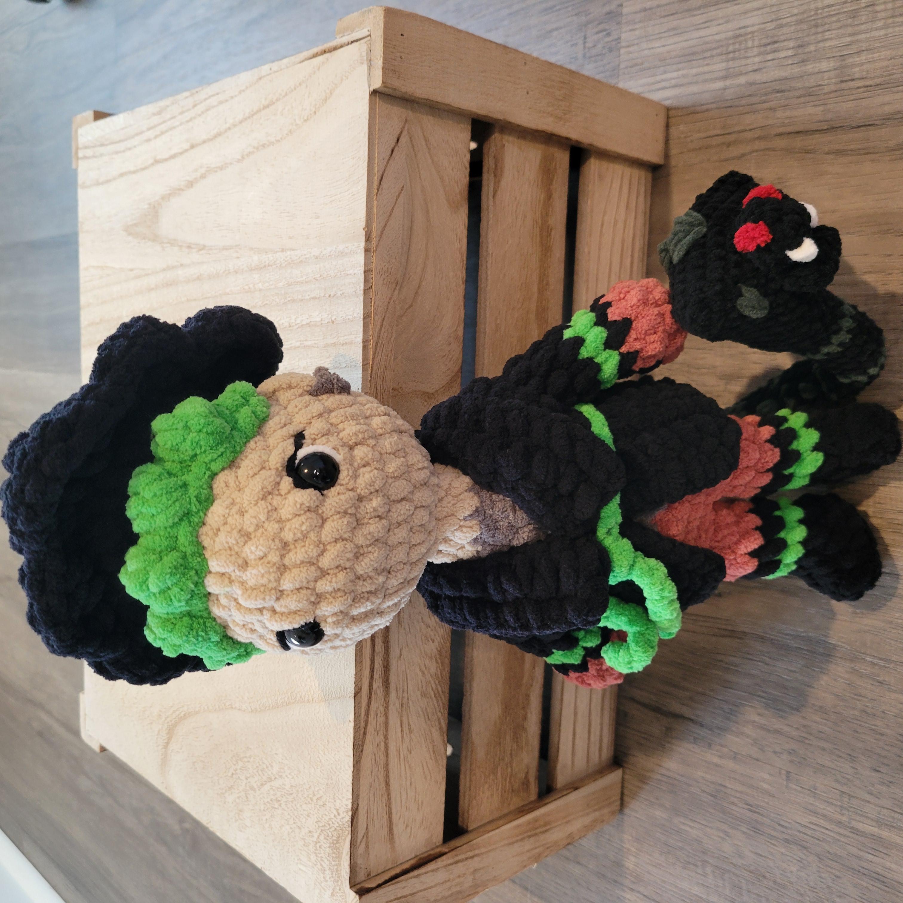 Digital Crochet Pattern of Green Girl - PDF Download for Amigurumi Plush Toy