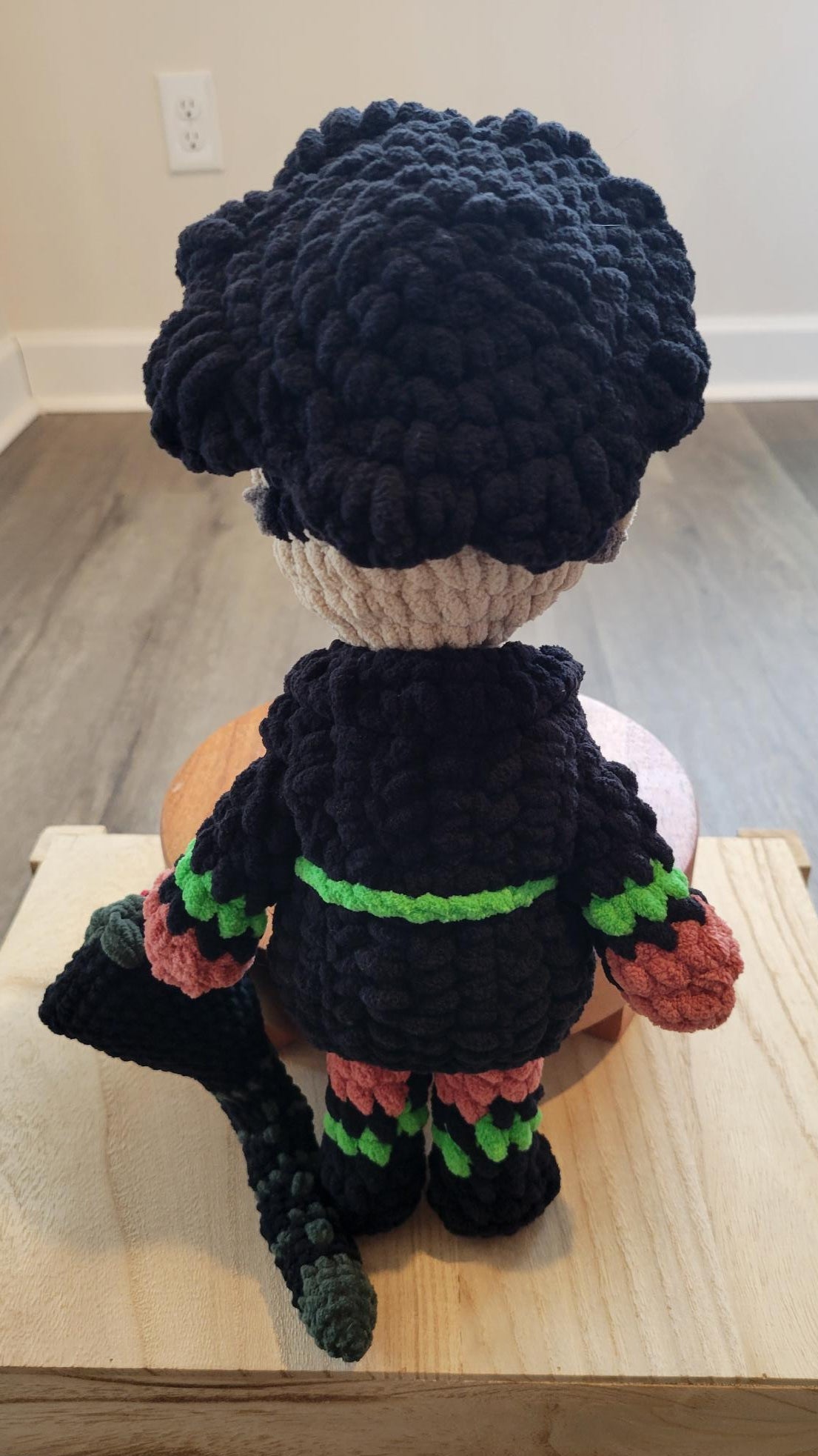 Digital Crochet Pattern of Green Girl - PDF Download for Amigurumi Plush Toy
