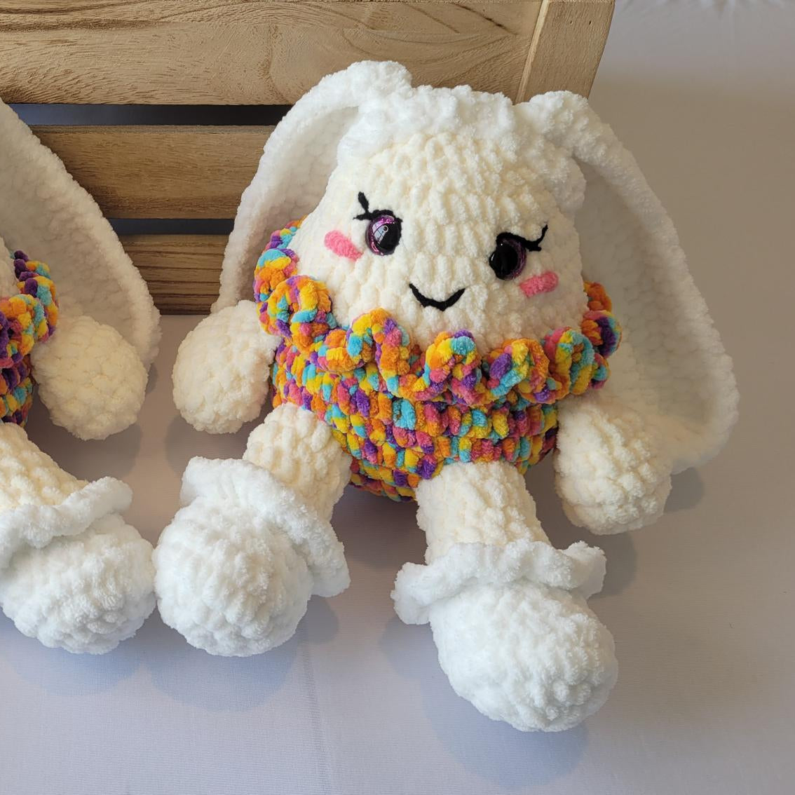 Crochet Pattern for Pompom the Easter Egg in Bunny Costume - Amigurumi DIY (PDF Download)
