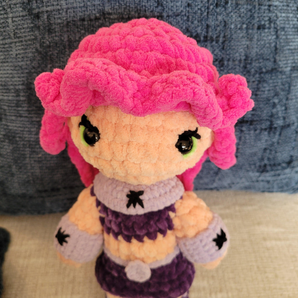 Sparkle Girl Amigurumi Crochet Pattern - PDF Download