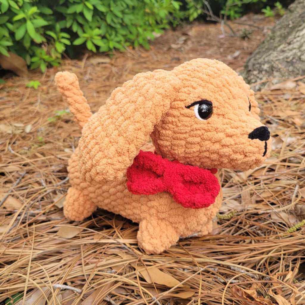 2-in-1 Amigurumi Winnie Dog Bundle – Crochet Dachshund Pattern - Dapple & Solid (PDF Download)