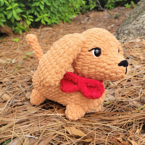 2-in-1 Amigurumi Winnie Dog Bundle – Crochet Dachshund Pattern - Dapple & Solid (PDF Download)