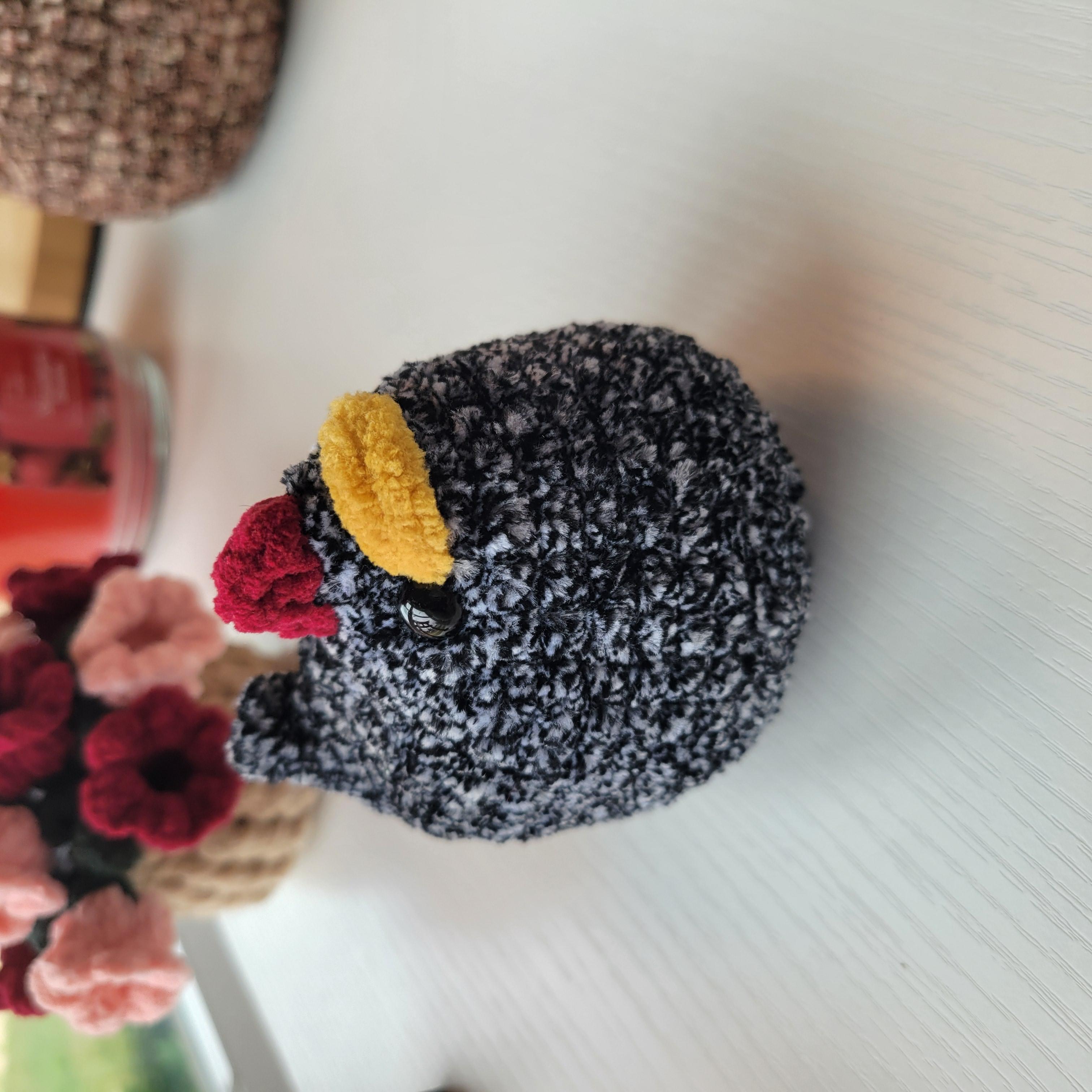 Crochet Chicken Plushie – Soft & Squishable Farmhouse Animal Decor