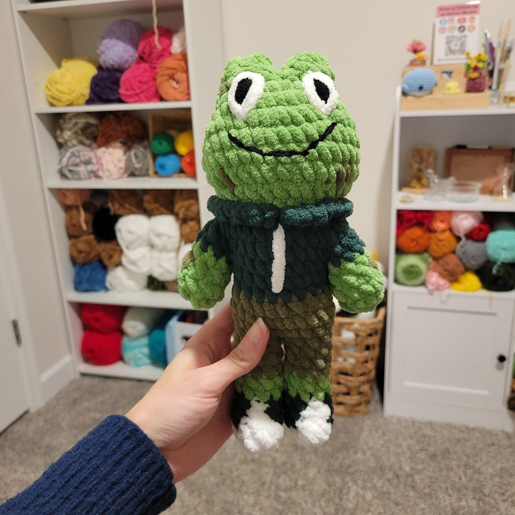 Mr. Froggo PDF Crochet Pattern - Amigurumi Frog – Digital Download