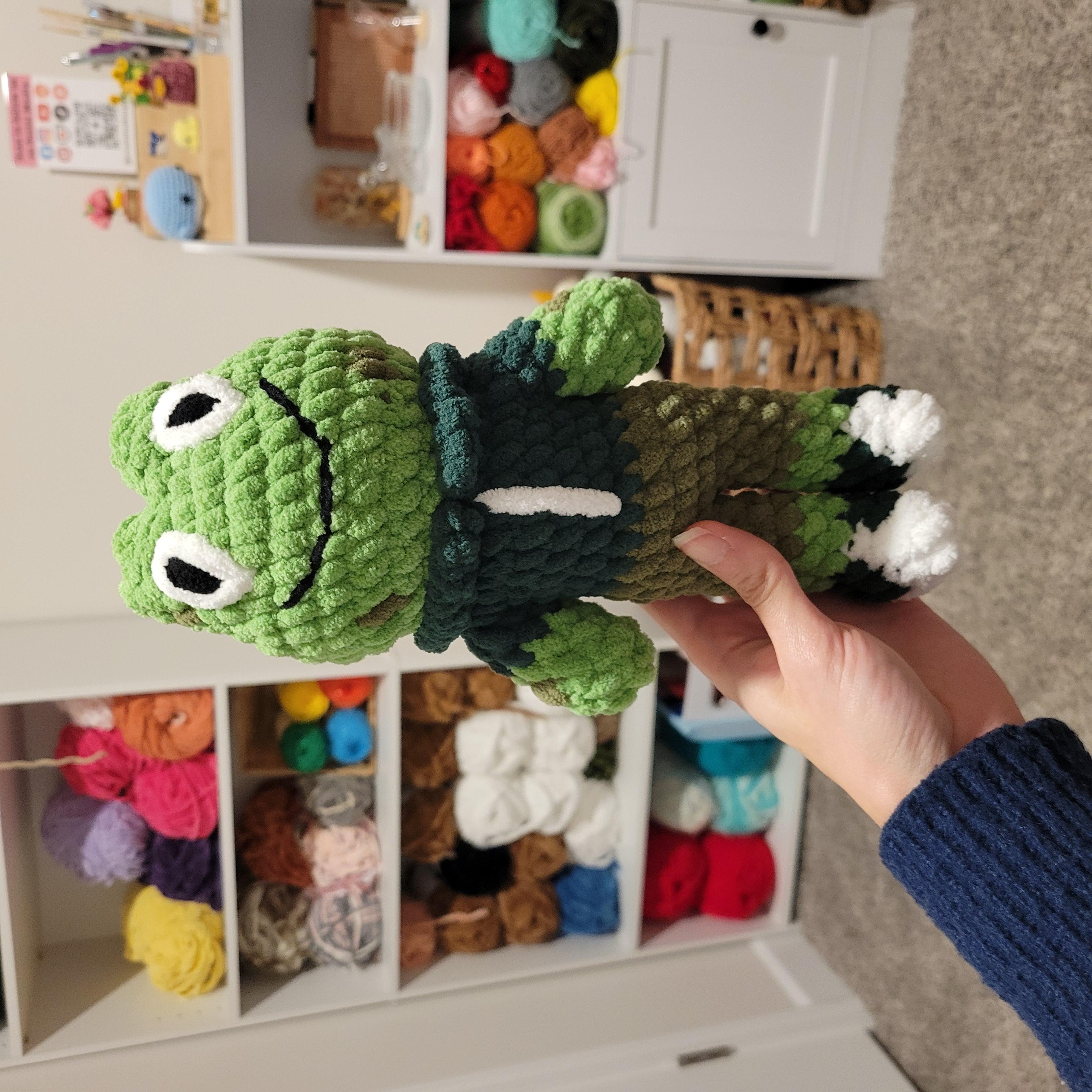 Mr. Froggo PDF Crochet Pattern - Amigurumi Frog – Digital Download