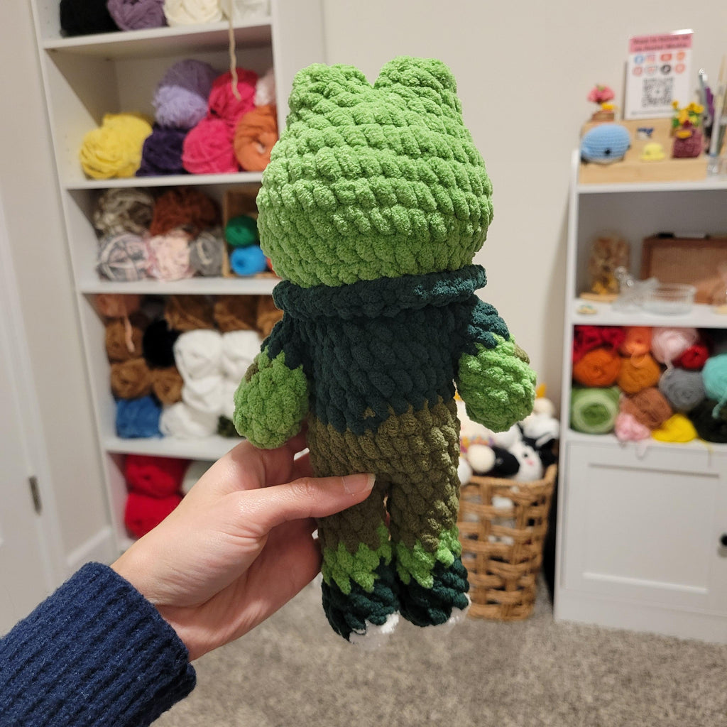 Mr. Froggo PDF Crochet Pattern - Amigurumi Frog – Digital Download
