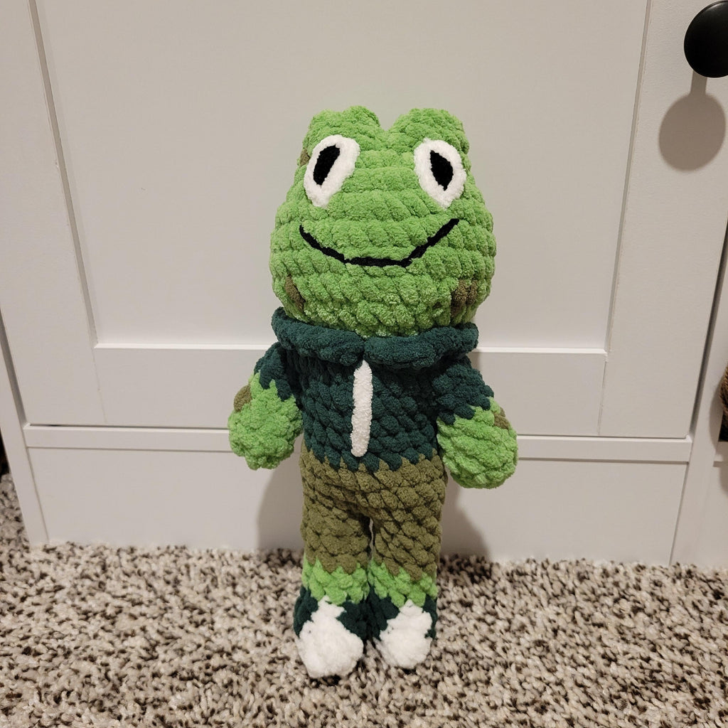 Mr. Froggo PDF Crochet Pattern - Amigurumi Frog – Digital Download