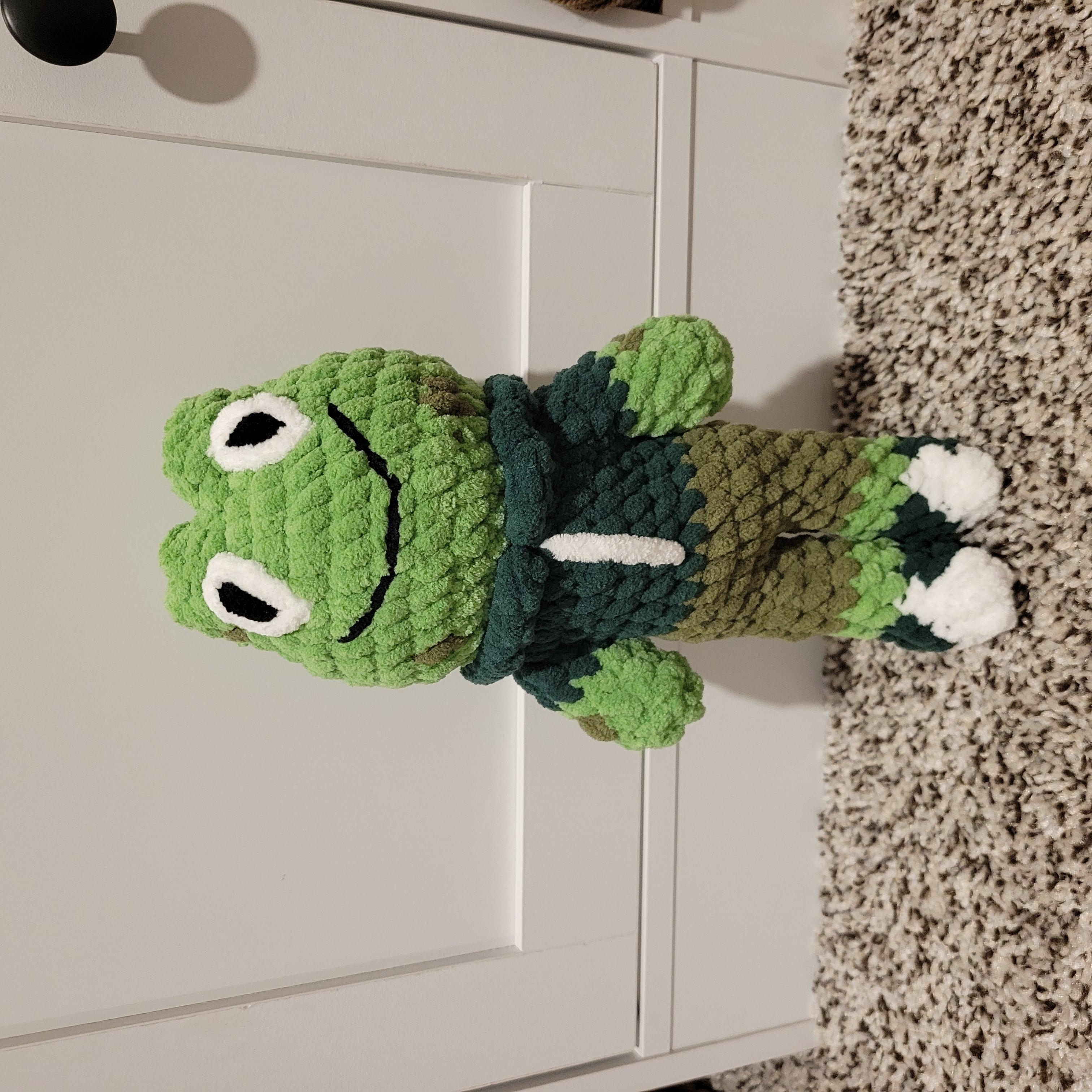 Mr. Froggo PDF Crochet Pattern - Amigurumi Frog – Digital Download
