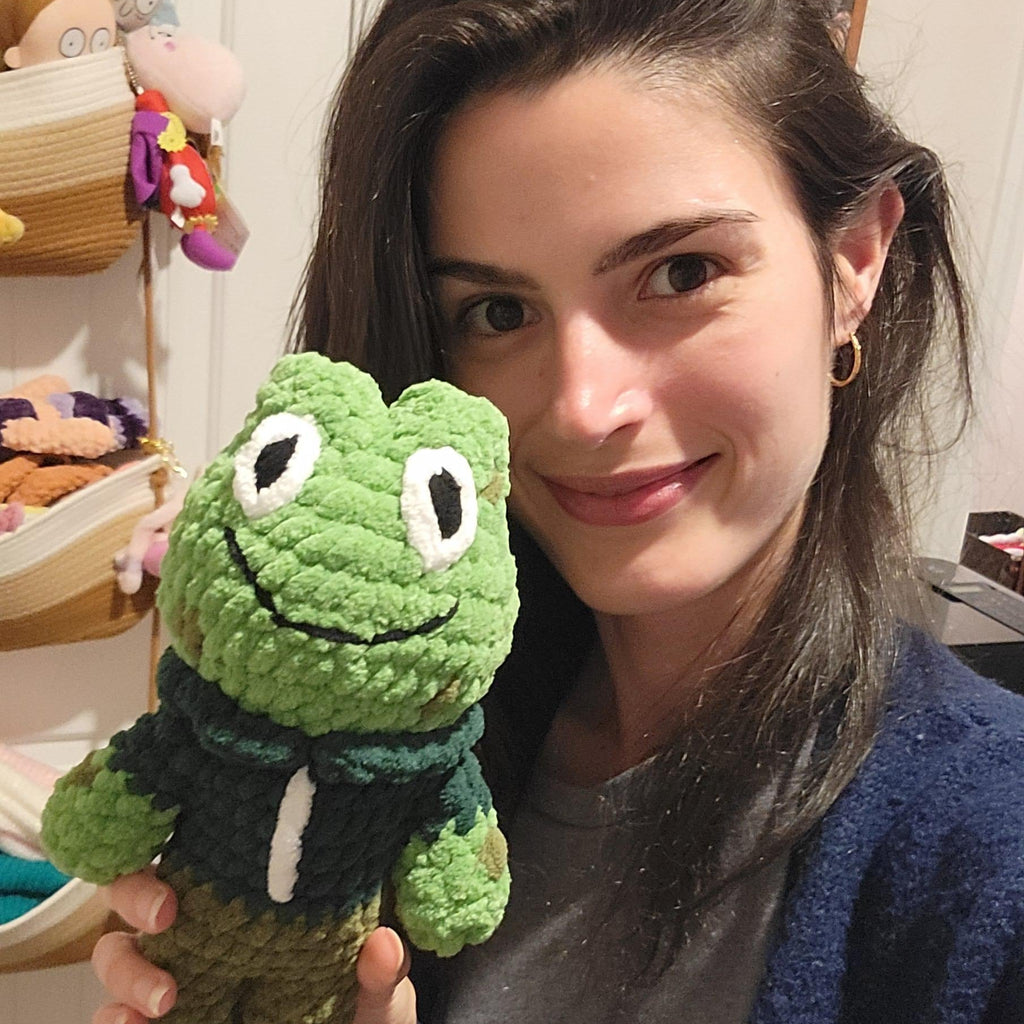 Mr. Froggo PDF Crochet Pattern - Amigurumi Frog – Digital Download