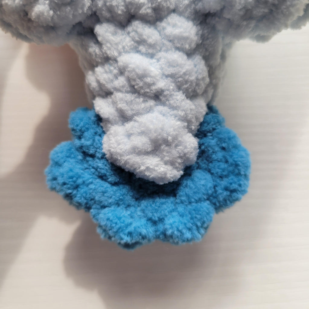 Oxo the Axolotl plush toy - Handmade Amigurumi plushie