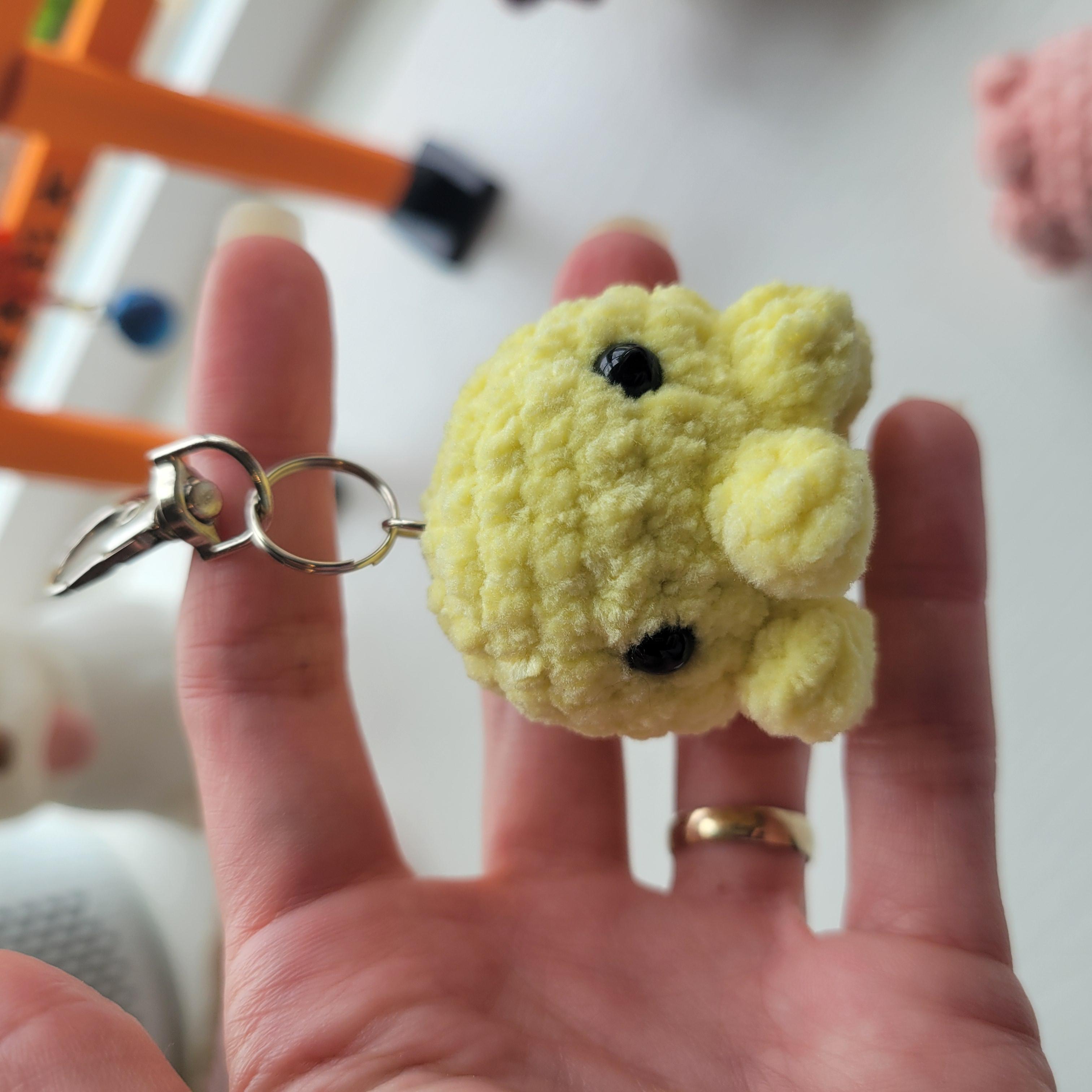 Mini octo keychains - Amigurumi charm accessories for bags