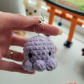 Mini octo keychains - Amigurumi charm accessories for bags