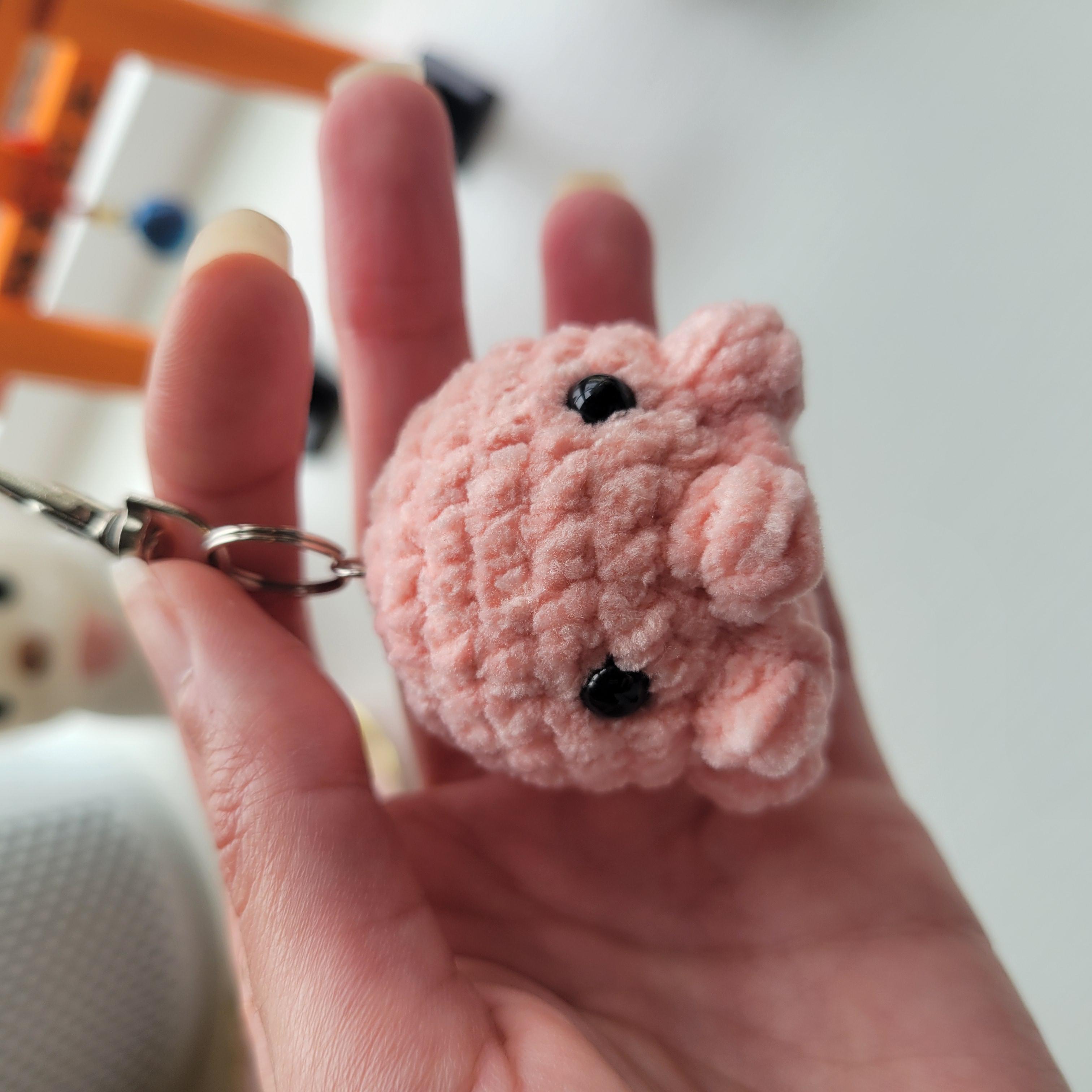 Mini octo keychains - Amigurumi charm accessories for bags