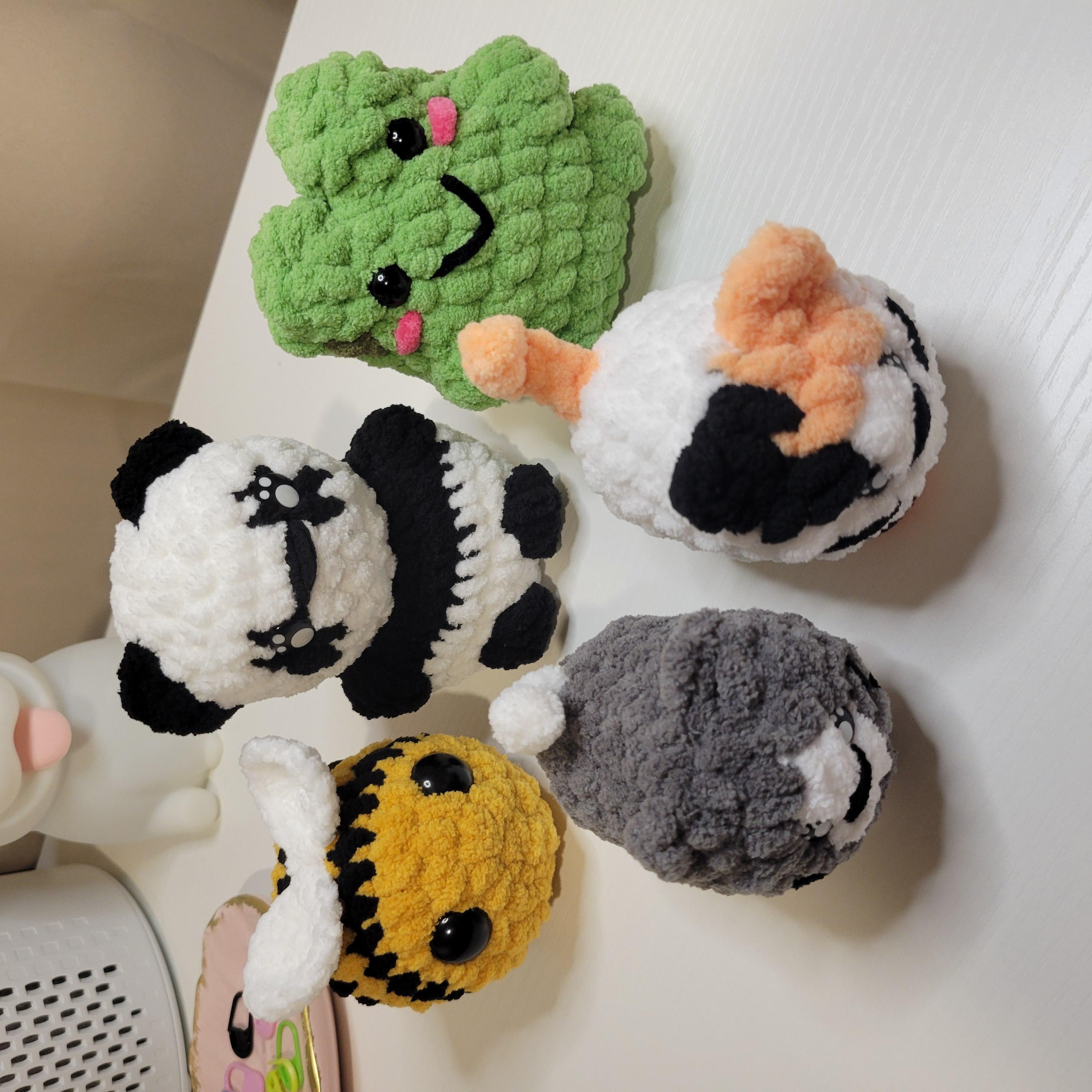 Mini Chubby Friends Pattern Bundle - 5 in 1 PDF Blueprint - DIY Amigurumi Crochet Pattern
