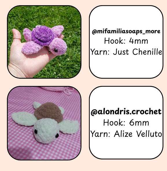 Baby Sea Turtle Crochet Pattern - Quick & Beginner-Friendly Amigurumi PDF
