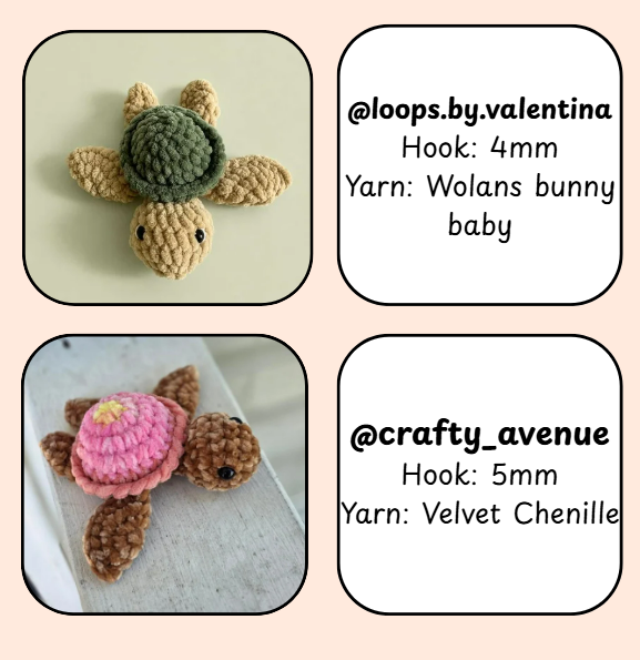 Baby Sea Turtle Crochet Pattern - Quick & Beginner-Friendly Amigurumi PDF