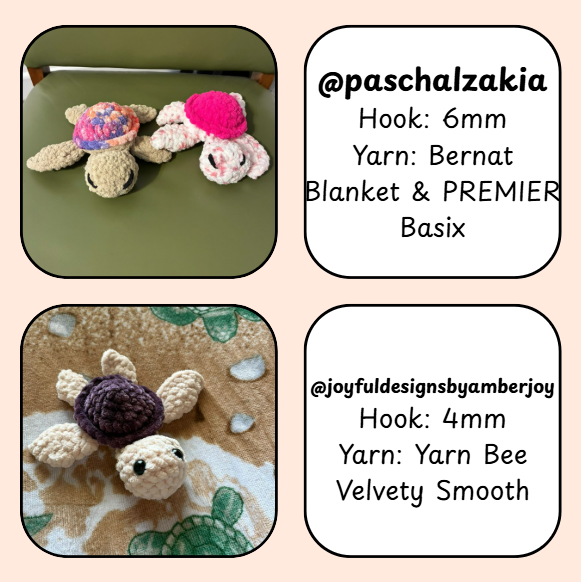 Baby Sea Turtle Crochet Pattern - Quick & Beginner-Friendly Amigurumi PDF