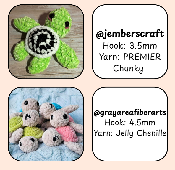 Baby Sea Turtle Crochet Pattern - Quick & Beginner-Friendly Amigurumi PDF