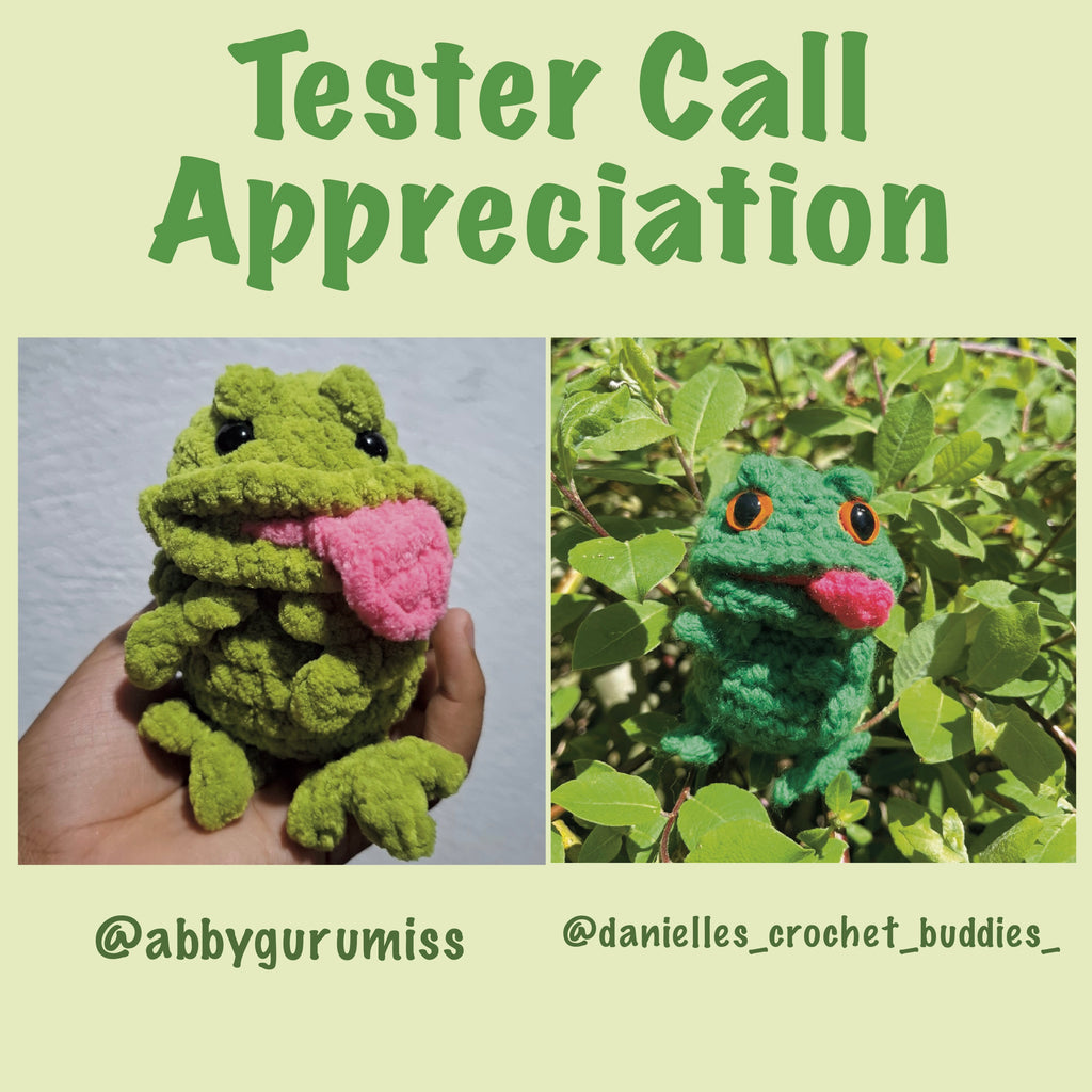 Freddy the Frog Amigurumi Crochet Pattern - PDF Digital Download