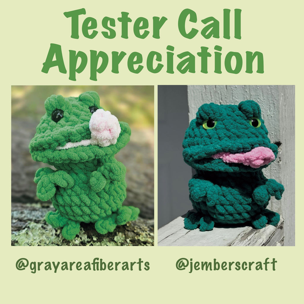 Freddy the Frog Amigurumi Crochet Pattern - PDF Digital Download