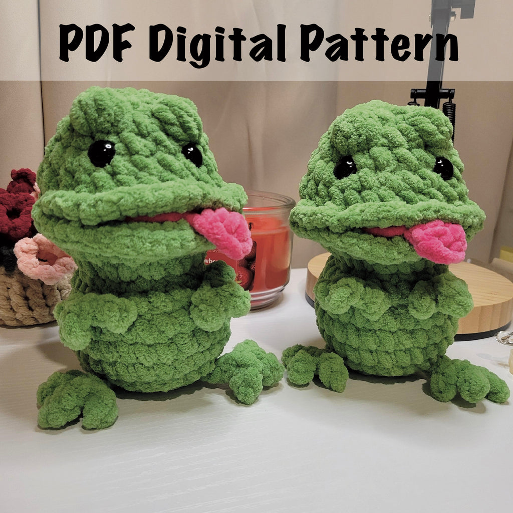 Freddy the Frog Amigurumi Crochet Pattern - PDF Digital Download