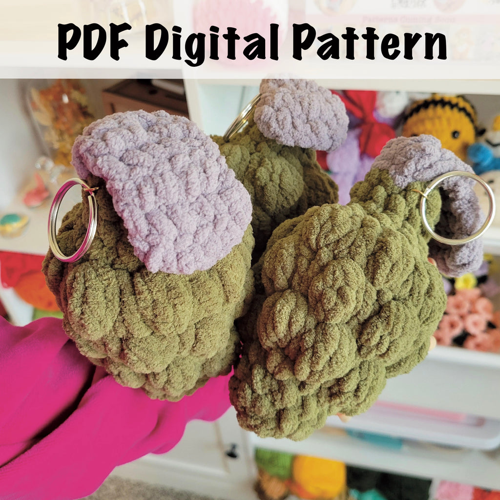 Pineapple Grenade Amigurumi Crochet Pattern • Low-Sew Digital PDF Blueprint