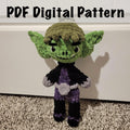 Monster Boy Amigurumi Crochet Pattern - PDF Digital Download