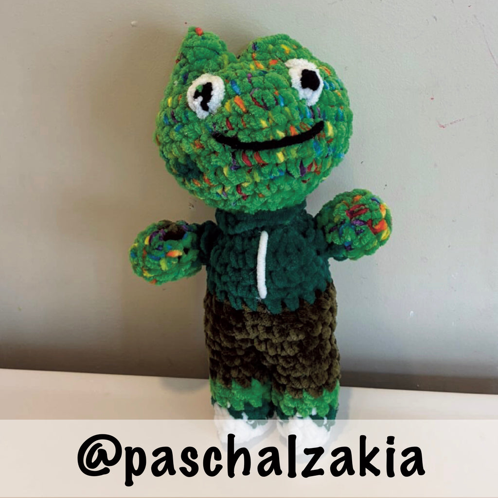 Mr. Froggo PDF Crochet Pattern - Amigurumi Frog – Digital Download