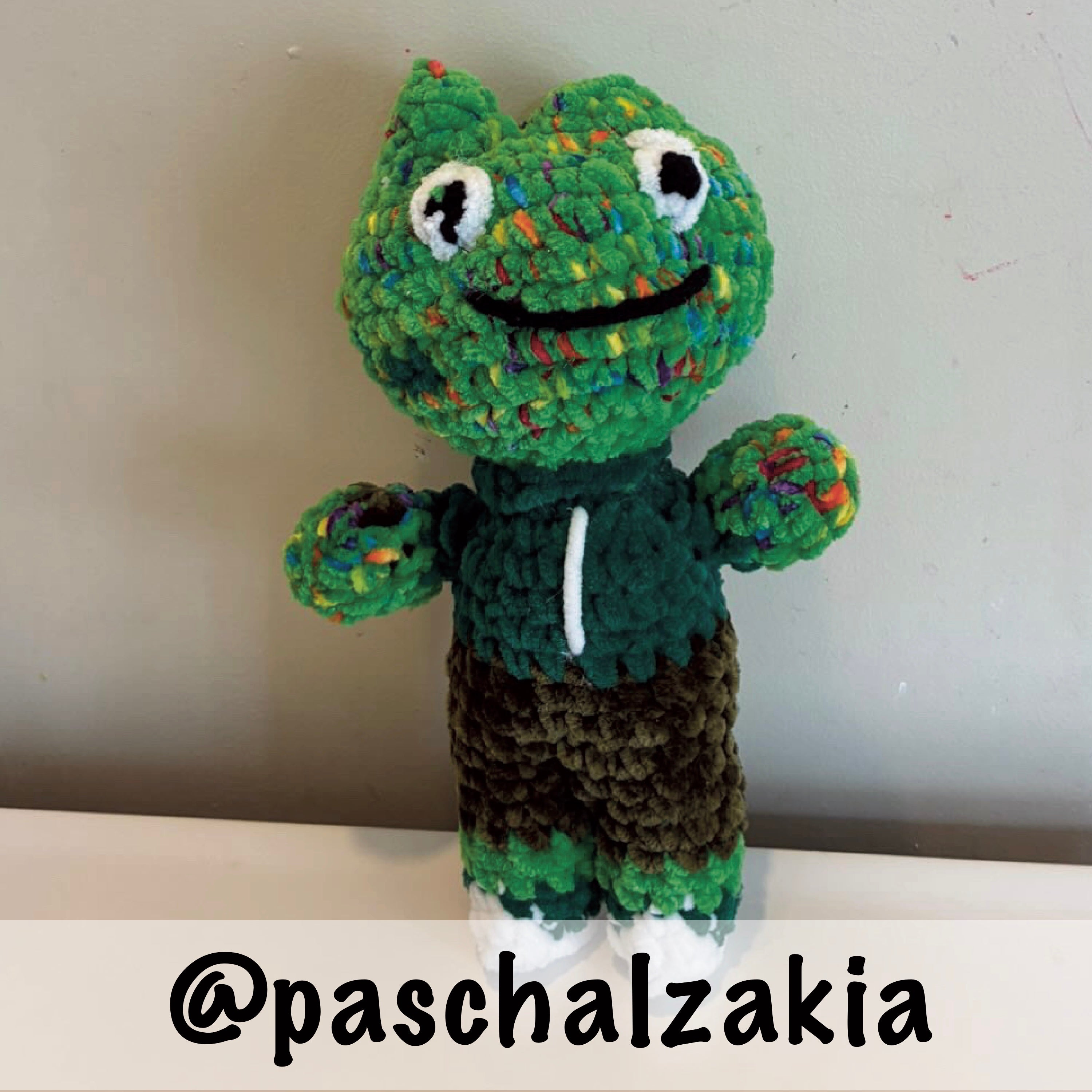 Mr. Froggo PDF Crochet Pattern - Amigurumi Frog – Digital Download