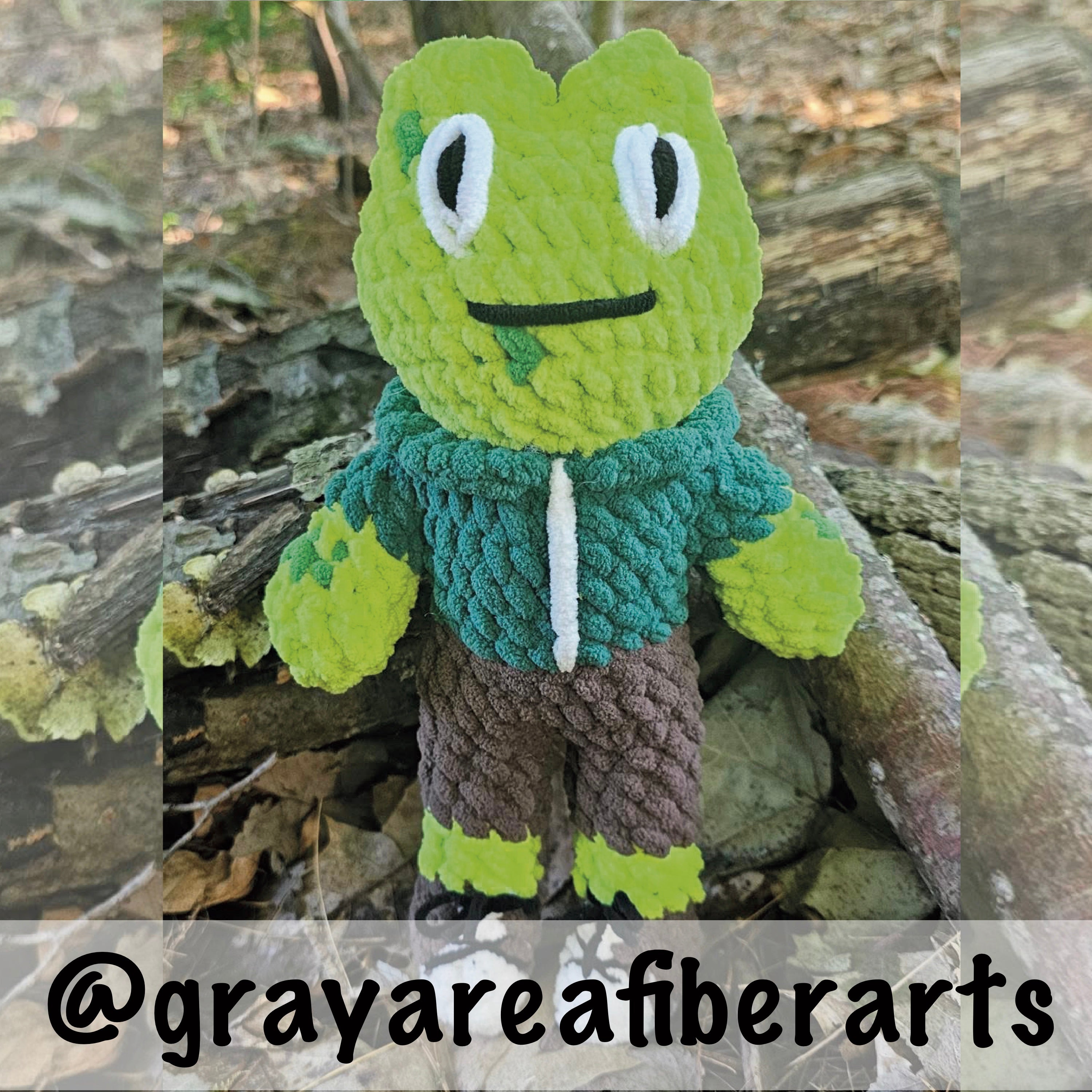 Mr. Froggo PDF Crochet Pattern - Amigurumi Frog – Digital Download