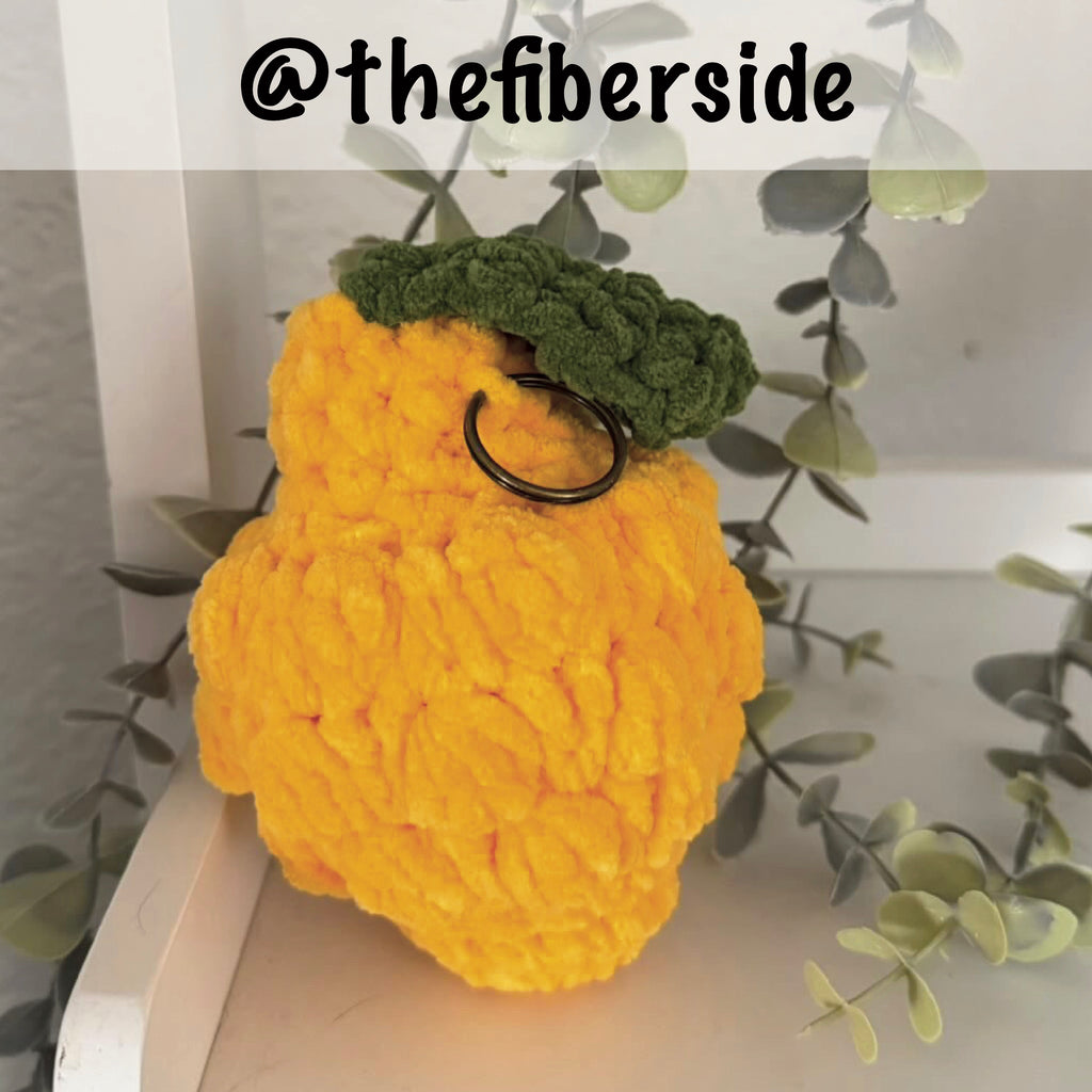 Pineapple Grenade Amigurumi Crochet Pattern • Low-Sew Digital PDF Blueprint