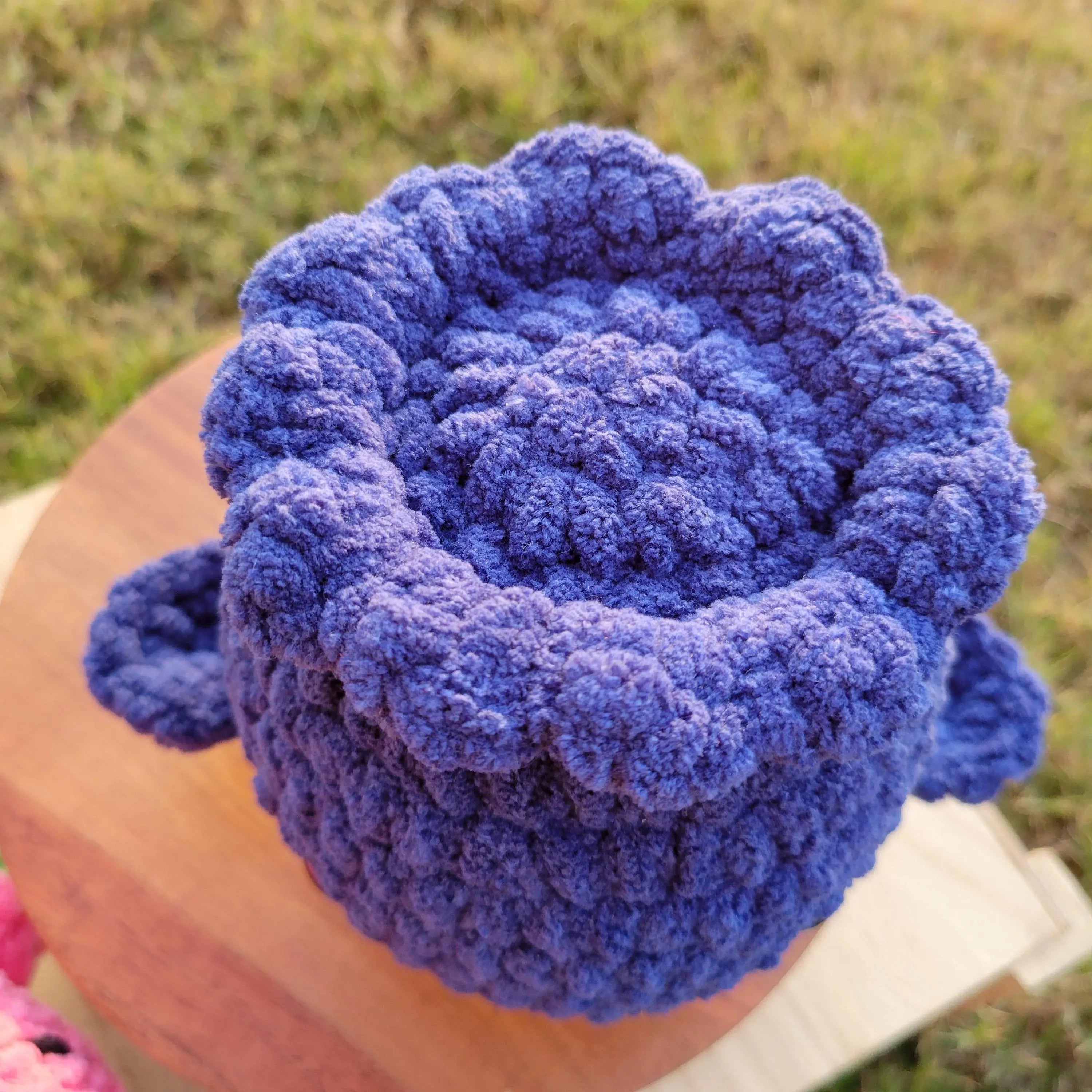 Crochet Fruit Whale Plushy - Amigurumi Toy - Kawaii Sea Animal & Food Plushie
