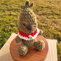 Small Crochet Grinch Plush, Amigurumi Christmas Decor, Green Grumpy Guy Stuffed Toy, Christmas Gift