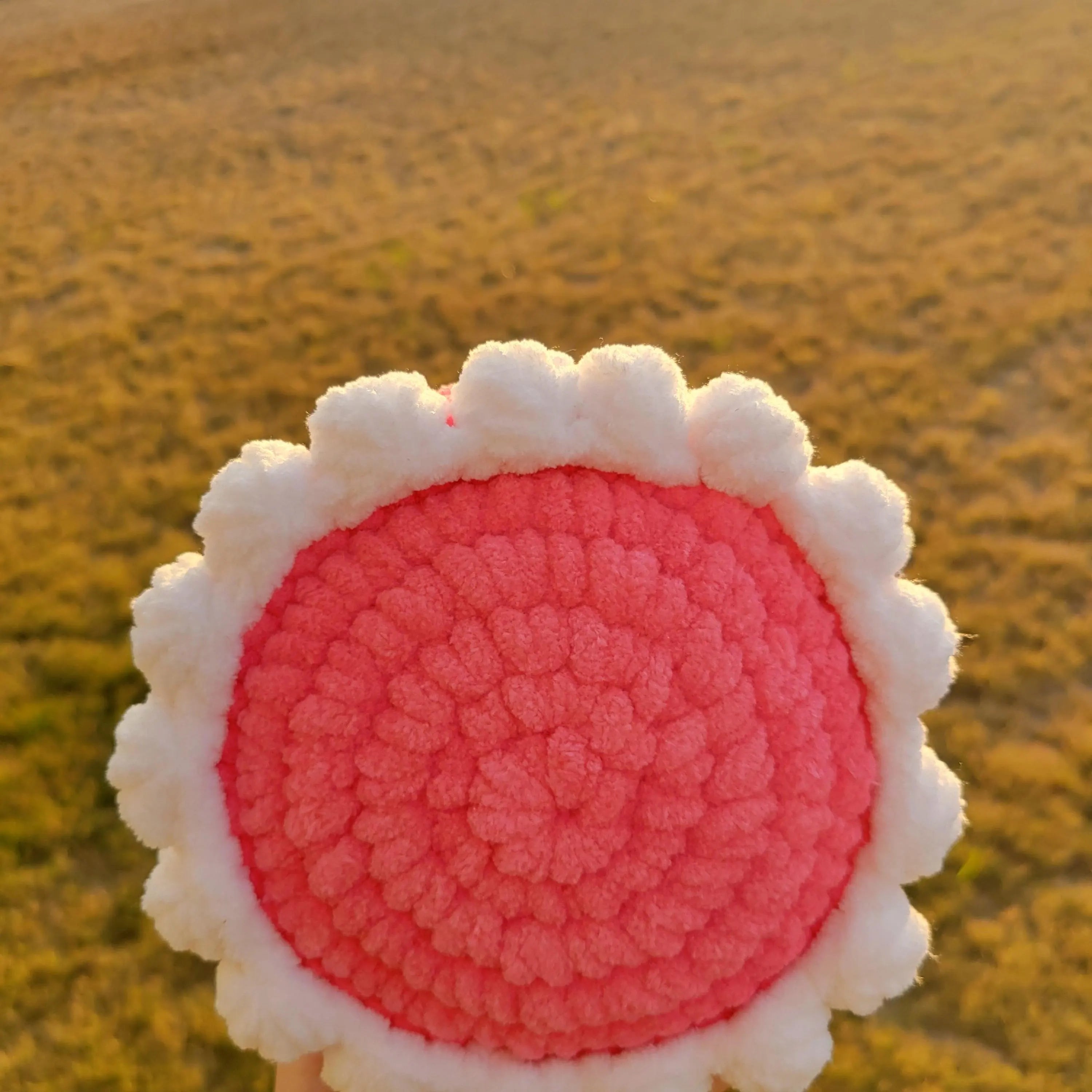 Crochet Birthday Cake! - Amigurumi with Strawberry and candle - Kawaii Food Plushie