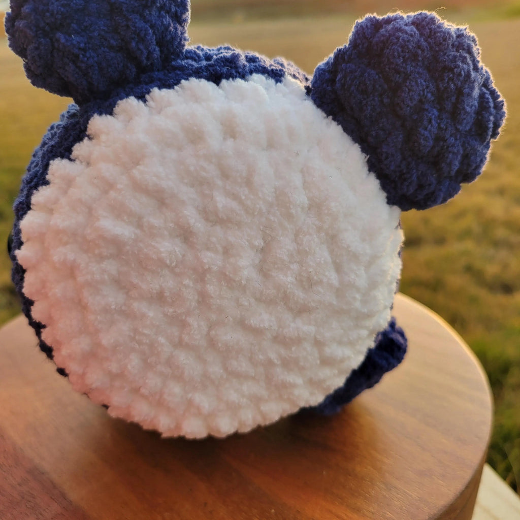 Crochet Fruit Whale Plushy - Amigurumi Toy - Kawaii Sea Animal & Food Plushie