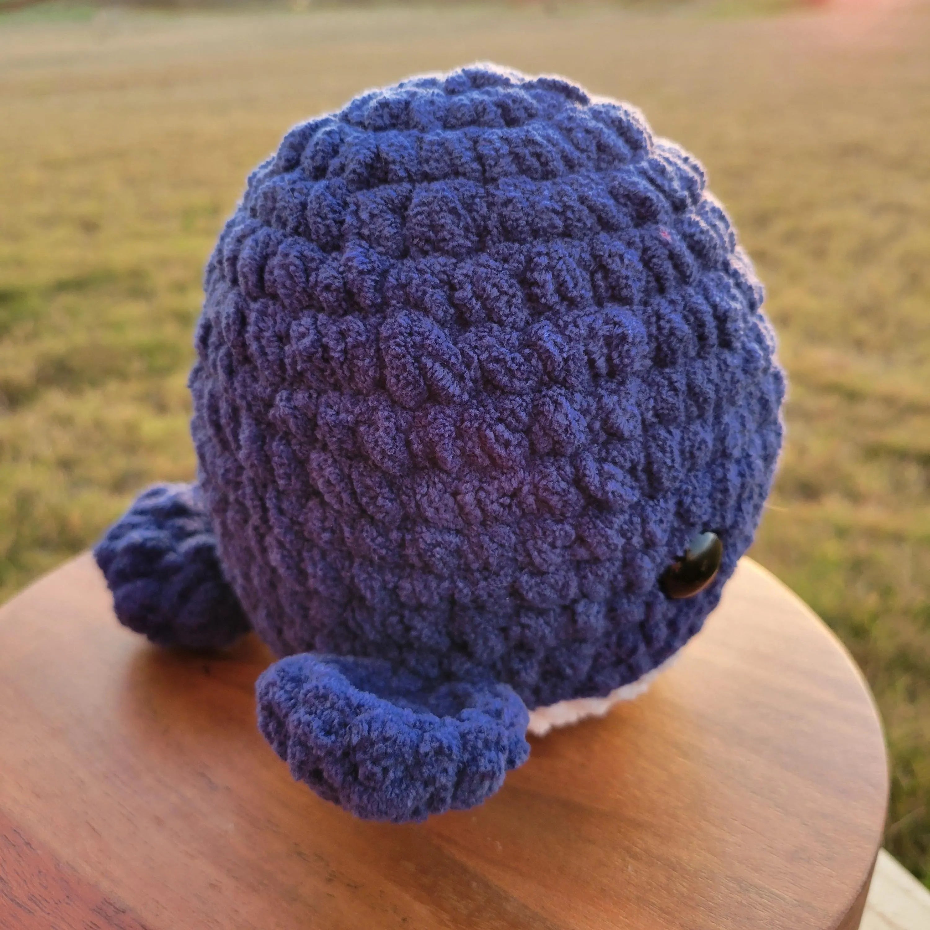 Crochet Fruit Whale Plushy - Amigurumi Toy - Kawaii Sea Animal & Food Plushie