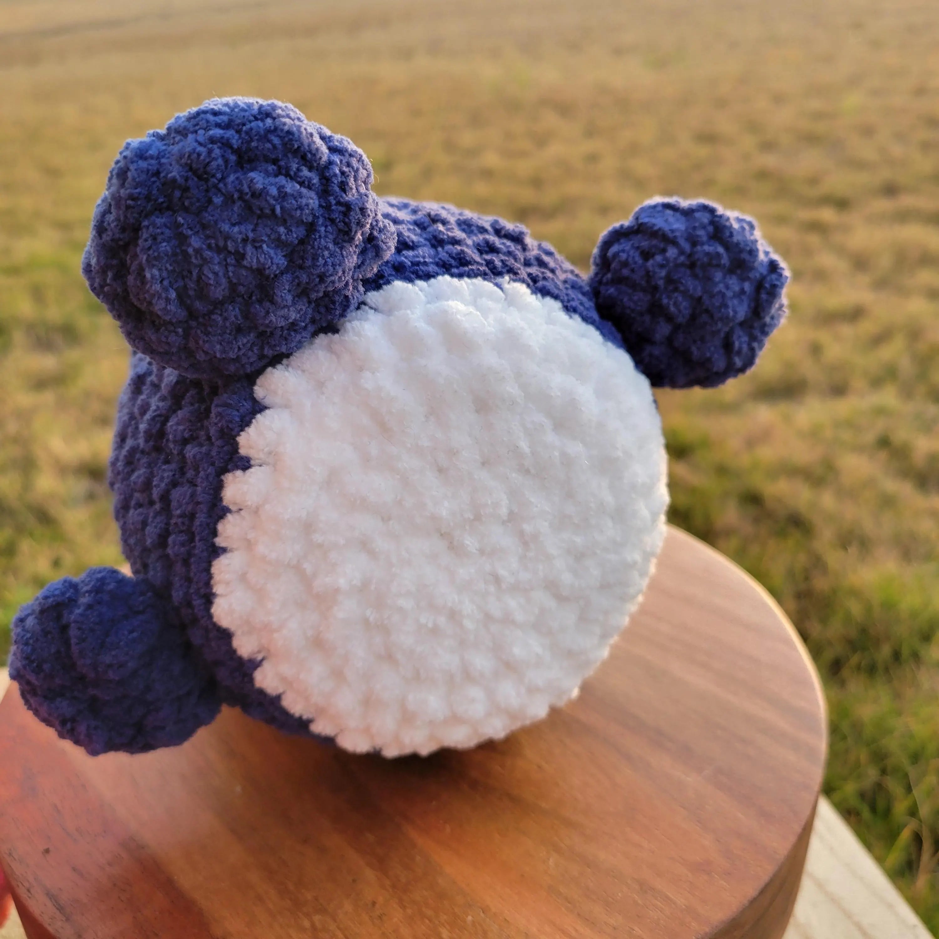 Crochet Fruit Whale Plushy - Amigurumi Toy - Kawaii Sea Animal & Food Plushie