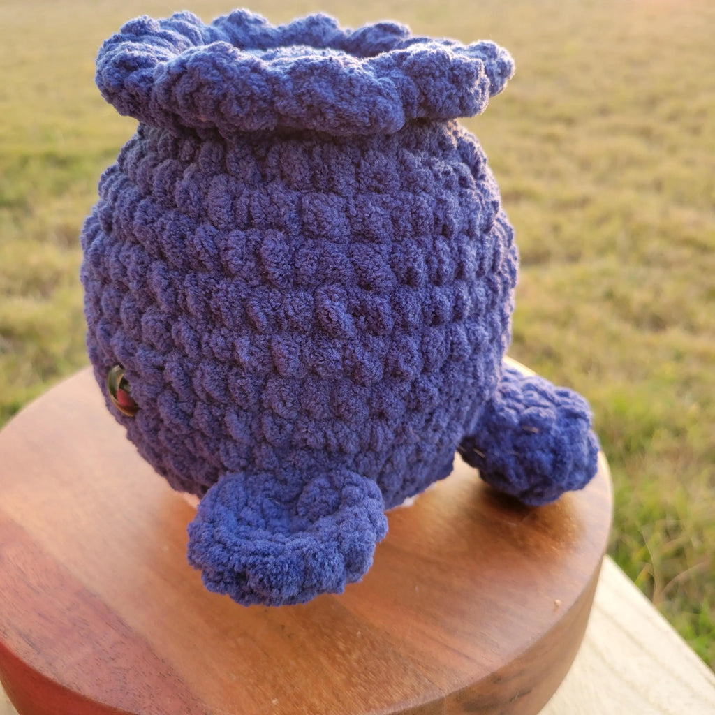 Crochet Fruit Whale Plushy - Amigurumi Toy - Kawaii Sea Animal & Food Plushie