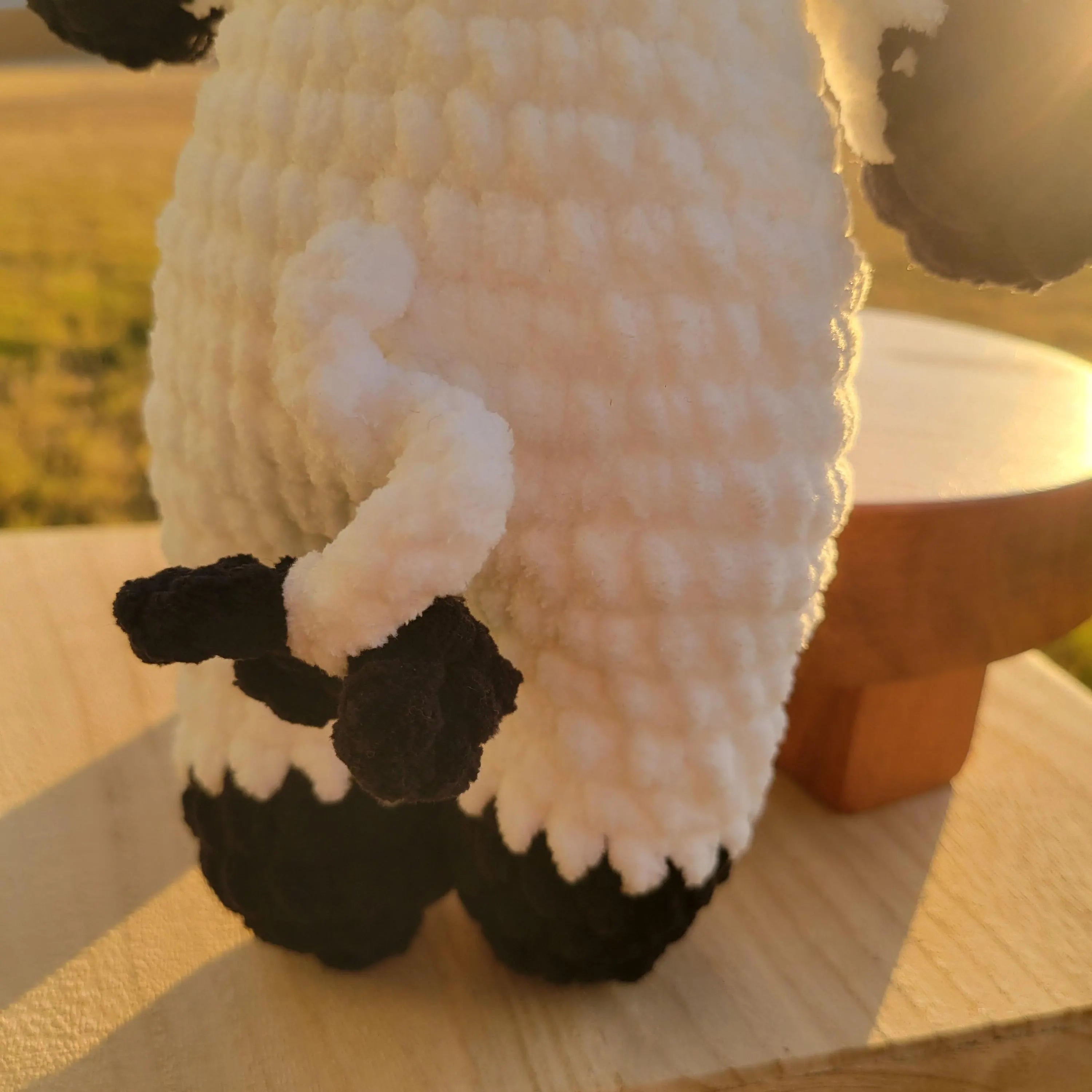 Oreo Cow Crochet Plush – Cookies and Cream Amigurumi Stuffed Dairy Animal – Unique Foodie Gift