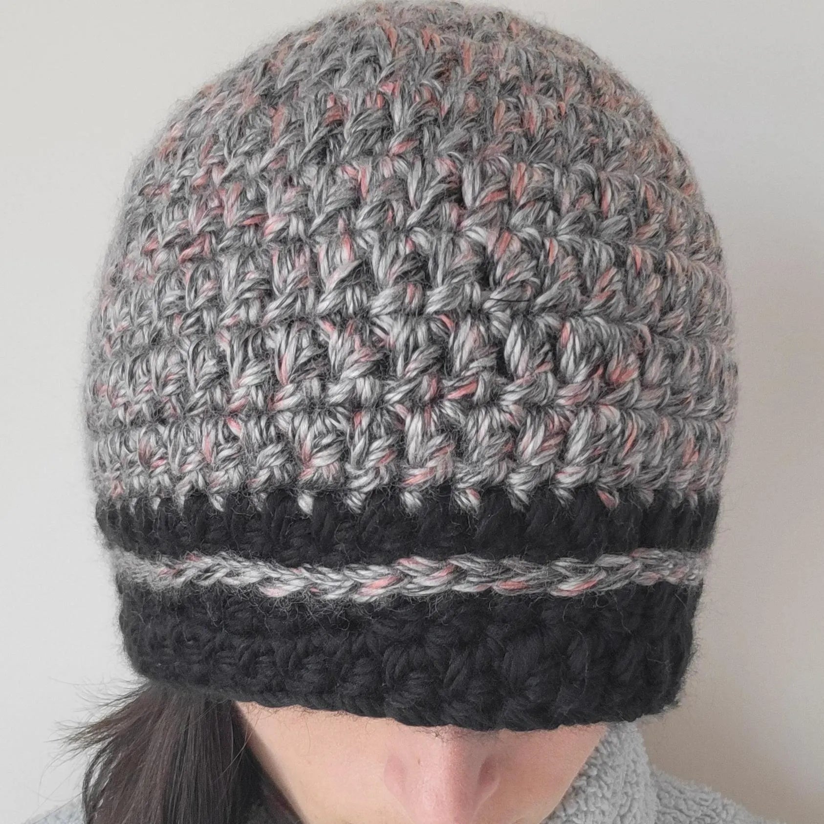 Chunky Knit Crochet Beanie – Warm Acrylic Winter Hat for Her