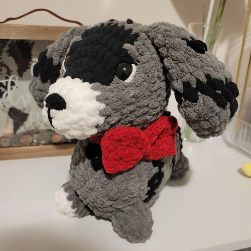 2-in-1 Amigurumi Winnie Dog Bundle – Crochet Dachshund Pattern - Dapple & Solid (PDF Download)