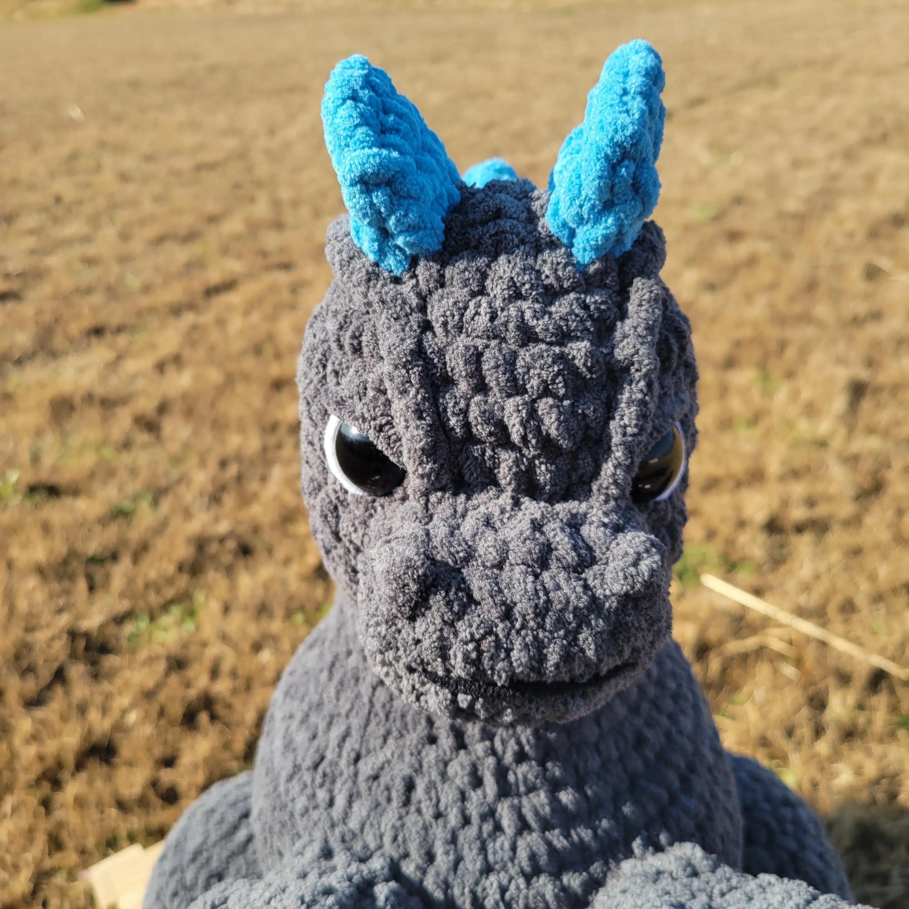 Mighty Dragon Crochet Pattern, Amigurumi Plushie DIY (PDF Download)