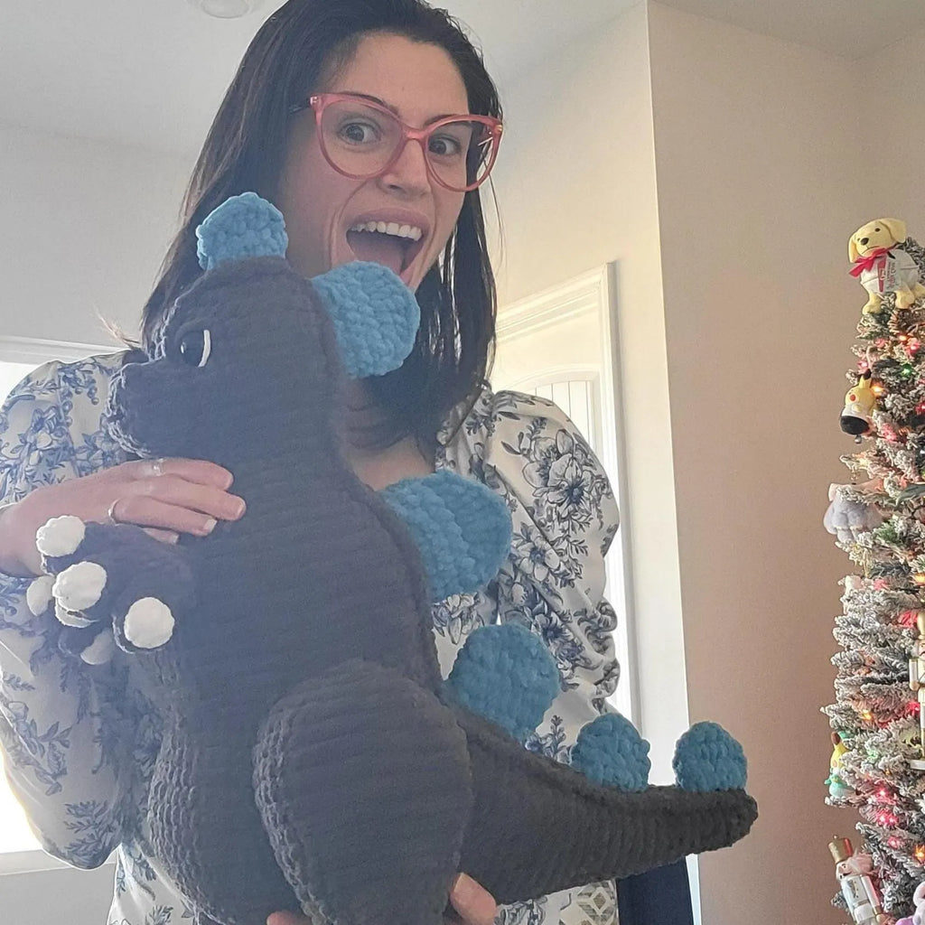 Mighty Dragon Crochet Pattern, Amigurumi Plushie DIY (PDF Download)