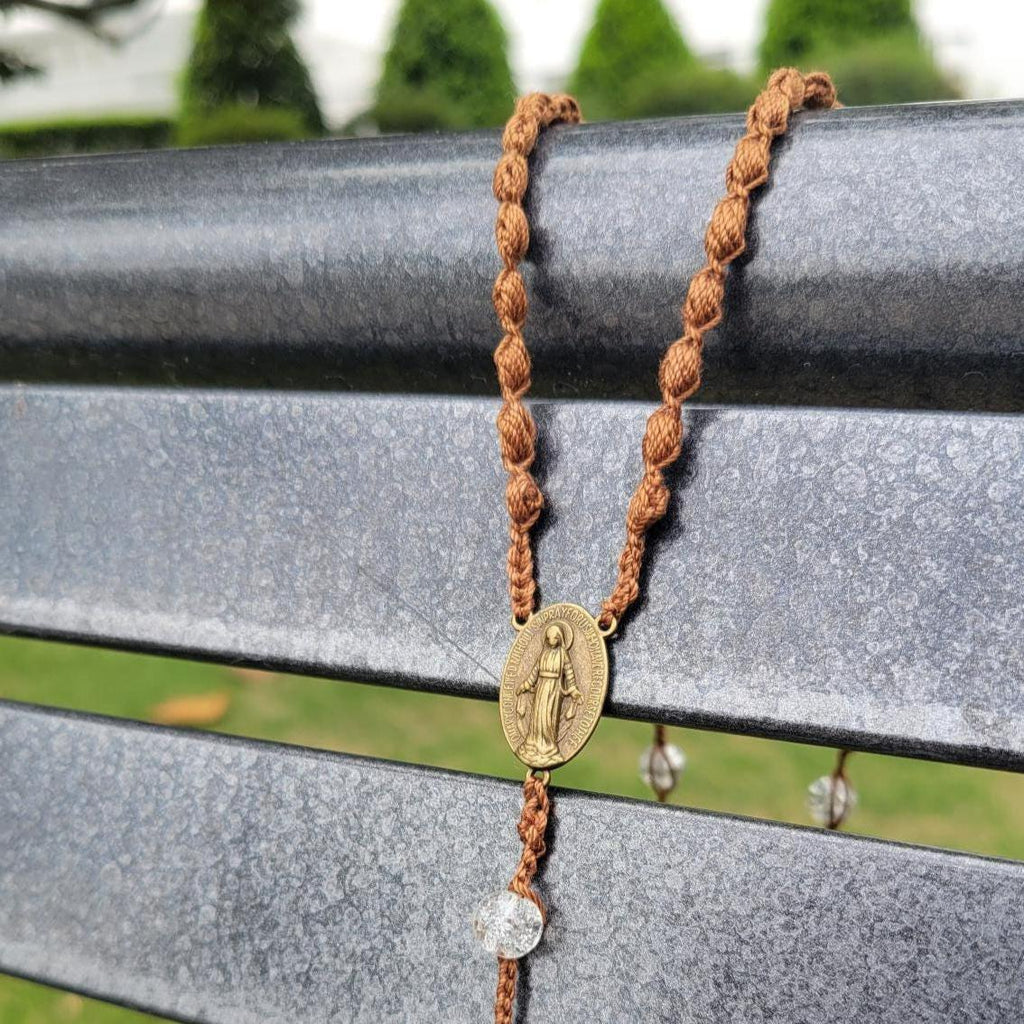 Crochet Rosary Pattern – Handmade Religious DIY Project (PDF Download)