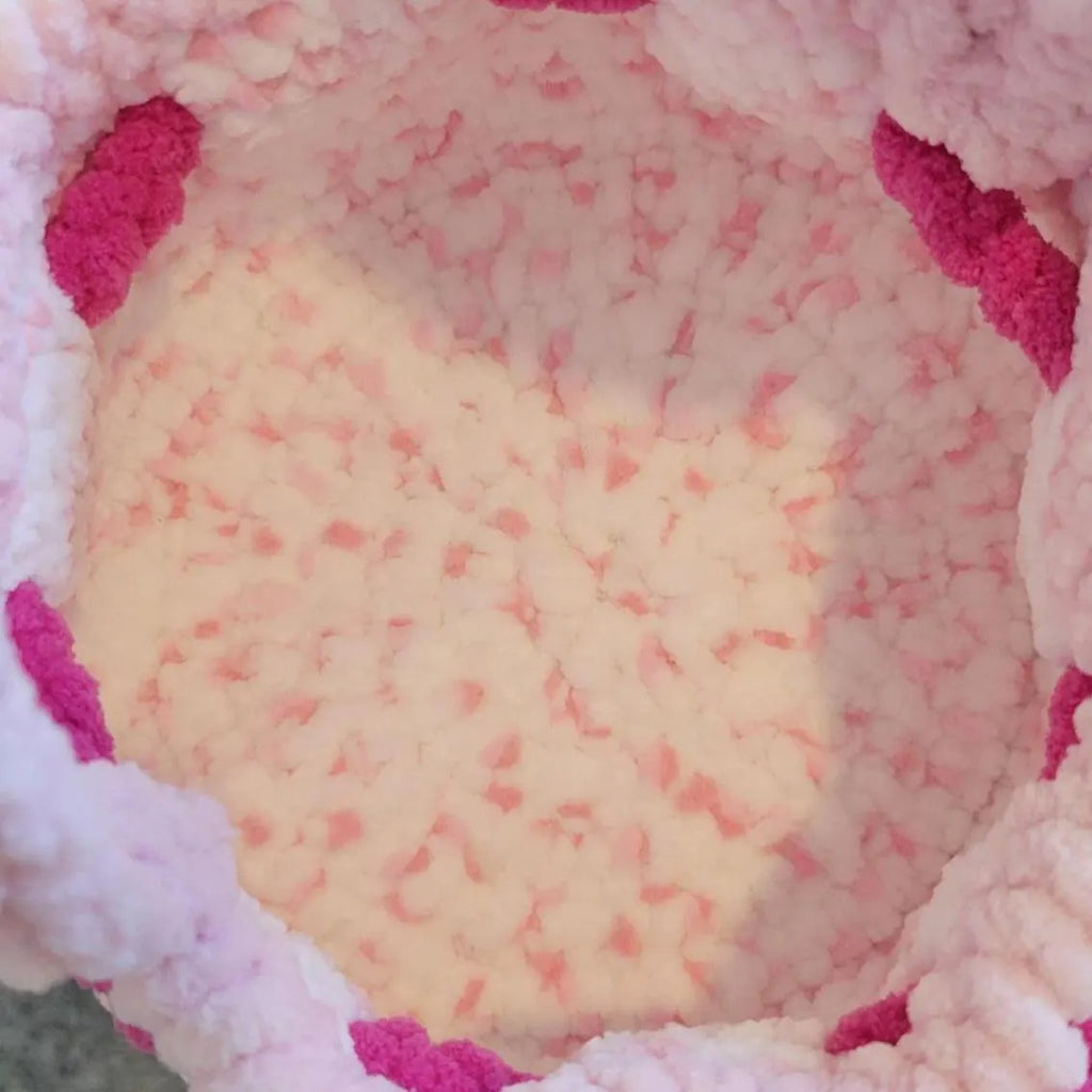 Crochet Basket Pattern: Easy DIY Easter Basket with Bow Design – (PDF Digital Download)