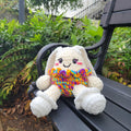 Pompom the Amigurumi Easter Egg Bunny Plush toy - Spring Nursery Decor Gift - Crochet Plushy