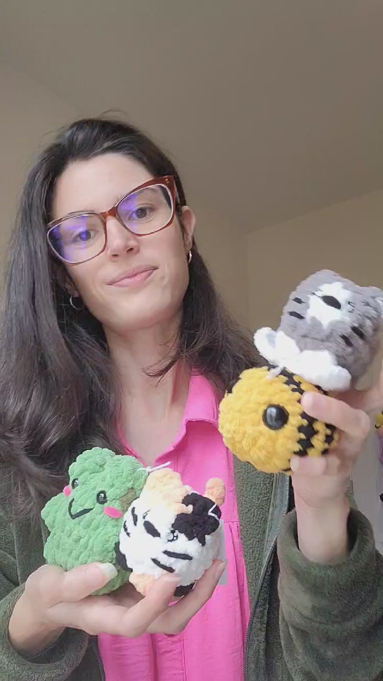 Mini Chubby Friends Pattern Bundle - 5 in 1 PDF Blueprint - DIY Amigurumi Crochet Pattern