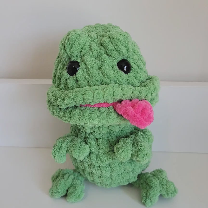 Freddy the Frog Amigurumi Crochet Pattern - PDF Digital Download
